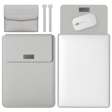 Slim Fit 3-in-1 Universal-Schutzhülle für Tablet/Laptops - 13" - Grau