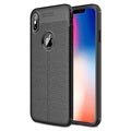 Slim-Fit Premium iPhone XS Max TPU Hülle - Schwarz