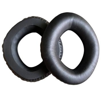 Weiche Ersatz-Ohrpolster für Sennheiser PX 360/PX 360BT/MM 450/MM 550/MM 500X/HD 360 Pro - 1 Paar - Schwarz