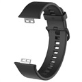 Huawei Watch Fit Soft Silikonarmband - Schwarz