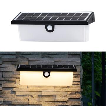 Solar-Bewegungsmelder-Wandleuchte YH0617-PIR - Warmweiß