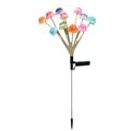 Solar-Pilz-Gartenleuchte - 12 LEDs - Farbenfroh