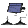 Solarbetriebene LED-Hängelampe mit Verlängerungskabel