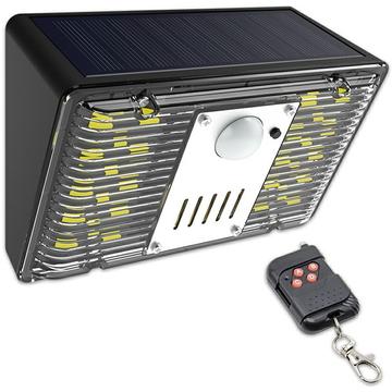 Solarbetriebene LED-Außenleuchte mit Sicherheitsalarm N775 - 4 Beleuchtungsmodi