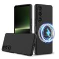 Sony Xperia 1 V Liquid Silikonhülle - MagSafe-kompatibel - Schwarz