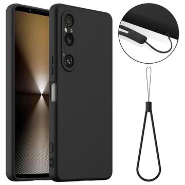 Sony Xperia 1 VI Liquid Silikonhülle - MagSafe-kompatibel - Schwarz