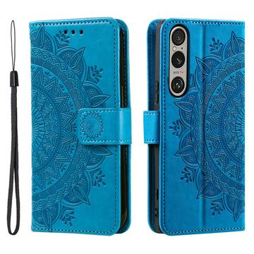 Sony Xperia 1 VII Mandala Serie Wallet Hülle