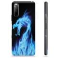 Sony Xperia 10 III TPU Hülle - Blauer Feuerdrache