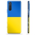 Sony Xperia 5 II TPU Hülle Ukrainische Flagge - Gelb und Lichtblau