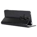 Sony Xperia Pro-I Lederhülle mit Geldbörse und Ständer - Schwarz