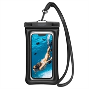 Spigen A610 Universal Wasserdichte Schwimmende Hülle - 6.9" - Schwarz