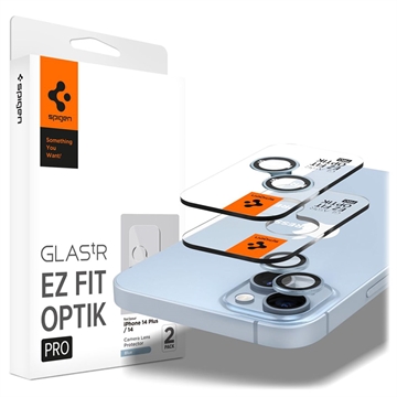 Spigen Glas.tR Ez Fit Optik Pro iPhone 14/14 Plus/15/15 Plus Kameraobjektiv Panzerglas