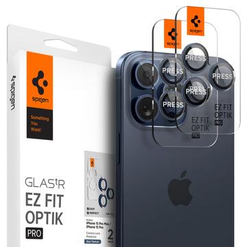 Spigen Glas.tR Ez Fit Optik Pro iPhone 14 Pro/14 Pro Max/15 Pro/15 Pro Max/16 Pro/16 Pro Max Kameraobjektiv Panzerglas