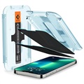 Spigen Glas.tR Ez Fit Privacy iPhone 13/13 Pro Panzerglas - 2 Stk.