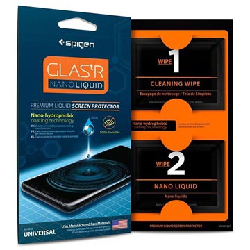 Spigen Glas.tR Universal Nano Flüssigglas Displayschutz