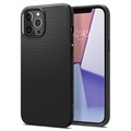 Spigen Liquid Air iPhone 12/12 Pro TPU Hülle - Schwarz