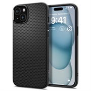 iPhone 15 Plus Spigen Liquid Air TPU Hülle - Schwarz