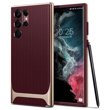 Spigen Neo Hybrid Samsung Galaxy S22 Ultra 5G Cover - Burgougne