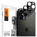 Spigen Optik.tR iPhone 13 Pro/13 Pro Max Kameraobjektiv Panzerglas - Schwarz