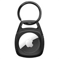 Spigen Rugged Armor Apple AirTag Cover mit Karabiner - Schwarz