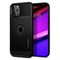 Spigen Rugged Armor iPhone 12/12 Pro Hülle - Schwarz