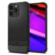 iPhone 15 Pro Max Spigen Rugged Armor Mag TPU Hülle - Schwarz