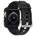 Spigen Rugged Armor Pro Apple Watch 7/SE/6/5/4 TPU Hülle - 44mm/45mm - Schwarz