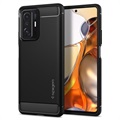 Spigen Rugged Armor Xiaomi 11T/11T Pro TPU Hülle - Schwarz