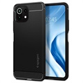 Spigen Rugged Armor Xiaomi Mi 11 Lite 5G TPU Hülle - Schwarz