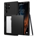 Spigen Slim Armor CS Samsung Galaxy S22 Ultra 5G Hülle - Schwarz