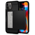 Spigen Slim Armor CS iPhone 12/12 Pro Hülle - Schwarz