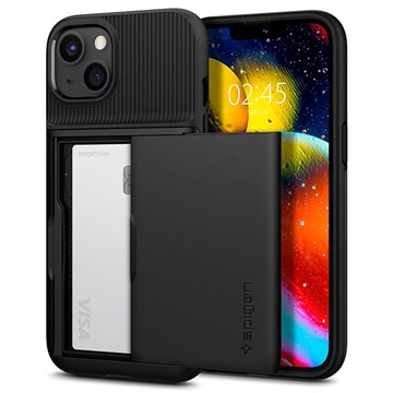 Spigen Slim Armor CS iPhone 13 Hülle - Schwarz