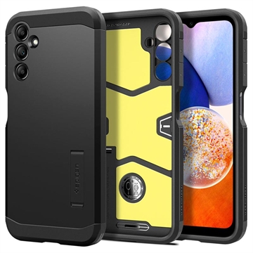 Spigen Tough Armor Samsung Galaxy A14/A14 5G Hülle - Schwarz