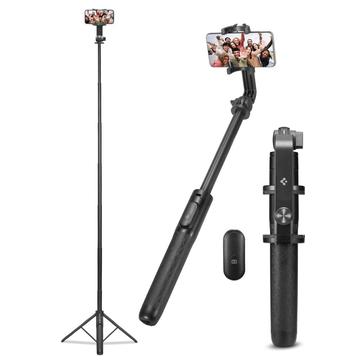 Spigen Wondersnap S560W Bluetooth Selfie Stick Stativ - Schwarz