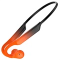 Sports Bluetooth 5.0 Air Conduction Kopfhörer K9 - Orange / Schwarz