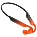 Sports Bluetooth 5.0 Air Conduction Kopfhörer K9 - Orange / Schwarz