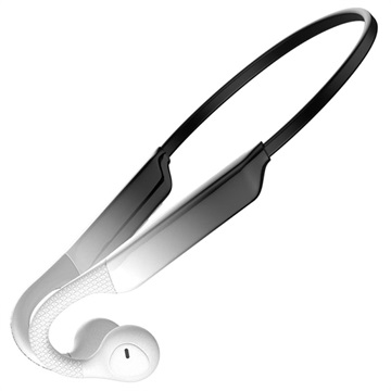 Sports Bluetooth 5.0 Air Conduction Kopfhörer K9 - Weiß / Schwarz
