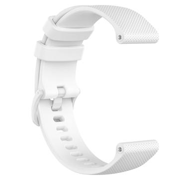 Sportarmband aus Silikon für Garmin Vivomove 3S/Vivoactive 4S/Active S - Weiß