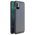 Spring Serie Xiaomi Redmi Note 10 5G, Poco M3 Pro 5G TPU Hülle - Durchsichtig / Schwarz