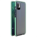 Spring Serie Xiaomi Redmi Note 10 5G, Poco M3 Pro 5G TPU Hülle - Durchsichtig / Mint