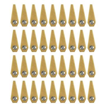 Edelstahlklingen für Bosch Indego Rasenmäherroboter - 36 Stück.