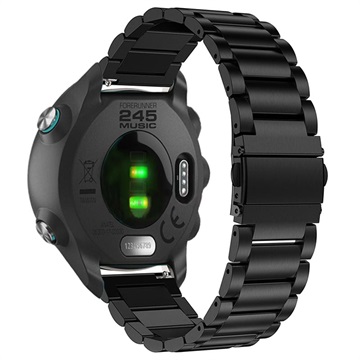 Garmin Forerunner 245 Edelstahl Band - Schwarz