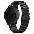 Garmin Fenix 5/Forerunner 935 Edelstahlarmband - 22mm - Schwarz