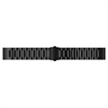 Garmin Fenix 5/Forerunner 935 Edelstahlarmband - 22mm - Schwarz