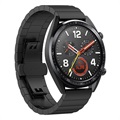 Huawei Watch GT Edelstahlarmband mit Schmetterlingsschnalle - Schwarz