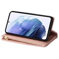 Starlight Serie Samsung Galaxy S22 5G Wallet Hülle - Roségold