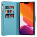 Starlight Serie iPhone 14 Max Wallet Hülle - Blau