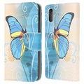 Style Series Samsung Galaxy Xcover 5 Schutzhülle mit Geldbörse - Blau Schmetterling