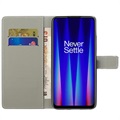 Style Series OnePlus Nord CE 2 5G Schutzhülle mit Geldbörse - Eulen