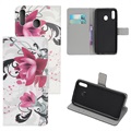 Style Series Samsung Galaxy A20e Wallet Hülle - Lostusblume